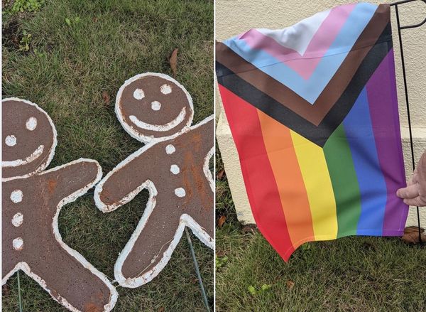 Police Investigating Hate Crime Vandalization of Gay Couple's Christmas Decorations