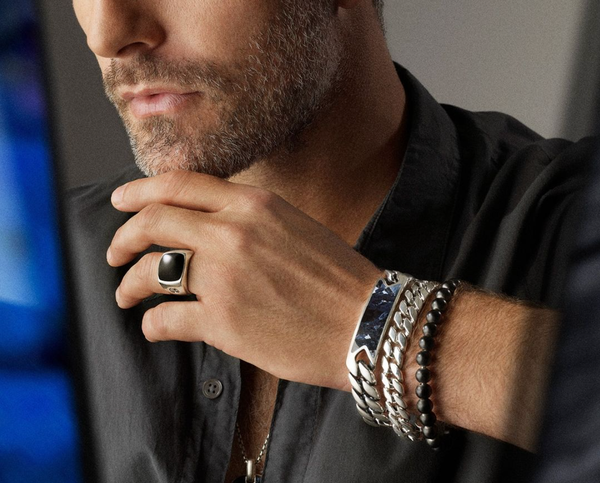 Boys, Rings and Bling: Our Favorite Men's Jewelry for Spring