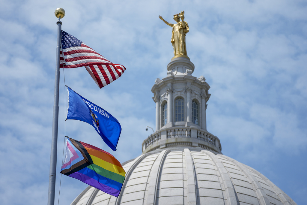 Governor Raises Pride Flag over Wisconsin Capitol in show of LGBTQ+ Support