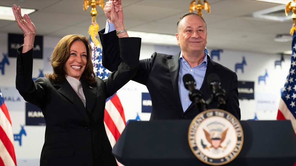 Kamala Harris' Husband Says he was 'Messing Around' with Gay BFFs when he Found Out Biden Stepped Down