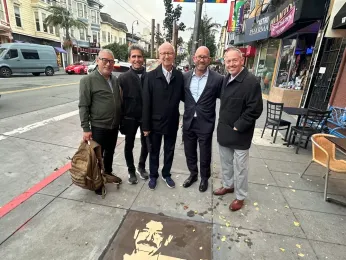 B.A.R. publisher plaque unveiled